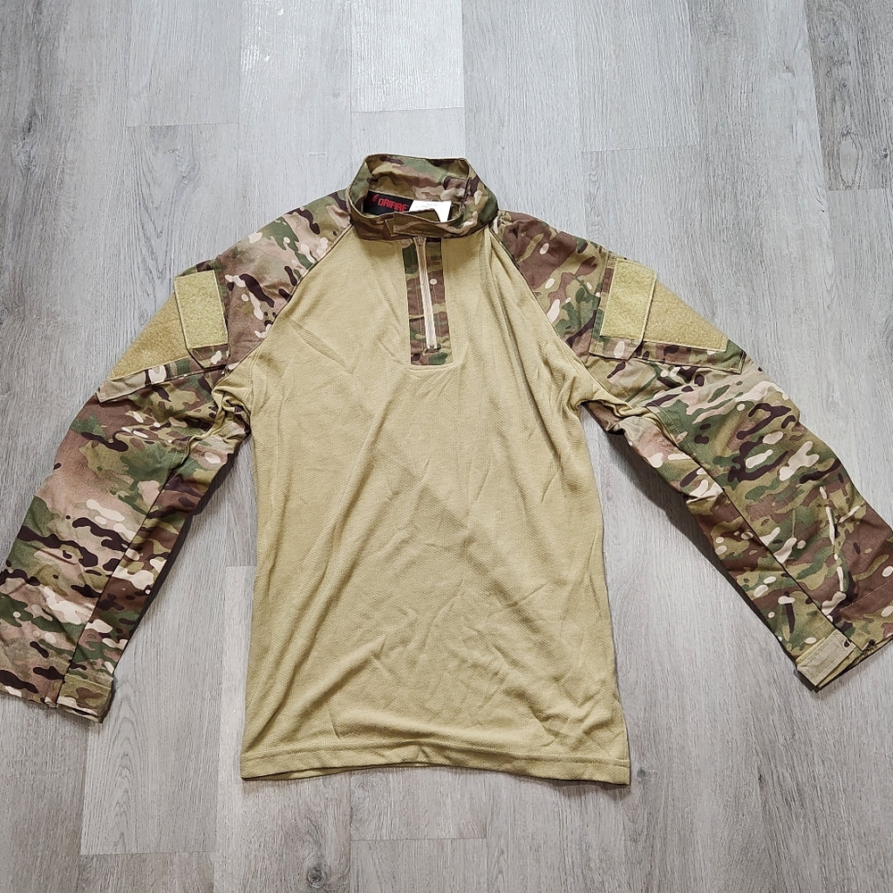 RARE DRIFIRE Medium M81 Multicam Camo COMBAT SHIRT MARSOC CAG RANGER with Pads